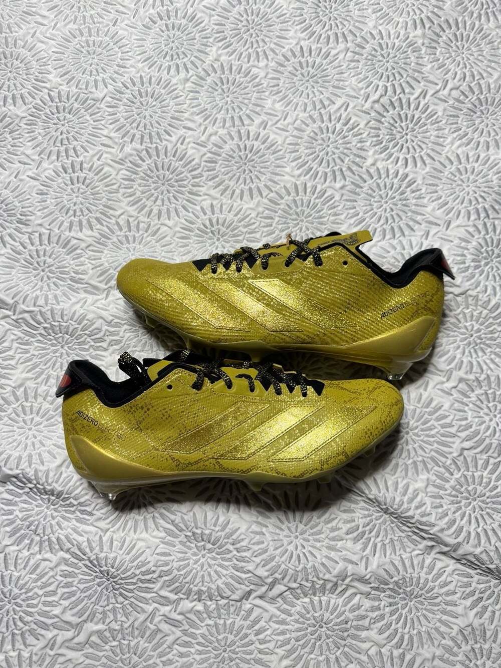 Adidas x Disney Jafar Adizero Electric Gold Football Cleats JP9953 Men's Size 14